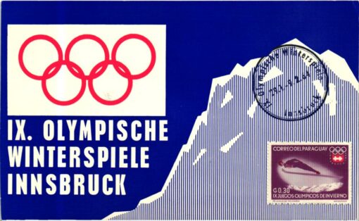 Paraguay 1964 Innsbruck, Olympische Winterspiele Olympic Winter Games