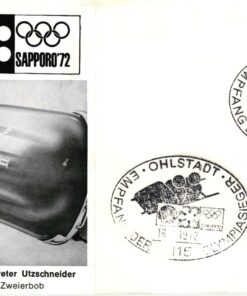 Germany 1972 Sapporo Bob Zimmerer Utzschneider Olympiasieger, Olympische Winterspiele Olympic Winter Games