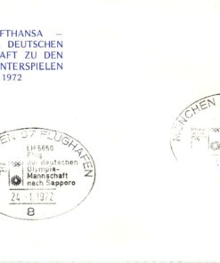 Germany 1972 SapporoFlug Olympia-Mannschaft Sapporo, Olympische Winterspiele Olympic Winter Games
