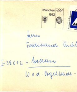 Germany, 1972 Olympische Spiele München, Maschinenwerbestempel MWST Olympic Games