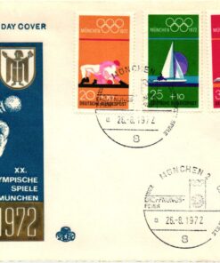 Germany, 1972 Olympische Spiele München, SST, FDC Ringen, Segeln, Turnen, Schwimmen , Olympic Games