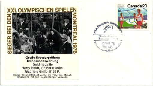Canada, Montreal 1976 Dressur Goldmedaille Olympic Games