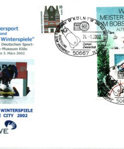 Germany Köln Damen Zweierbob Bob Woman Salt Lake City 2002, Winterspiele, Olympic Winter Games