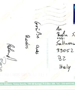 Greece, Athen 2004, Karte Rodos, Olympia, Olympic Games