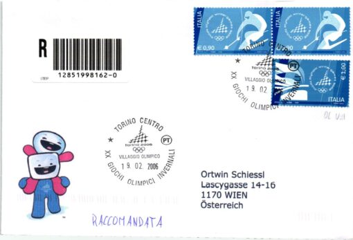 Italy, Torino 2006 Villaggio olimpico, Olympic Village Olympisches Dorf, 4x10km Winterspiele, Olympic Winter Games