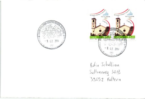 Italy, Torino 2006 4 FDC 2004 Pragelato, Bardonecchia, Sauze d'Oulx Turin, Winterspiele, Olympic Winter Games
