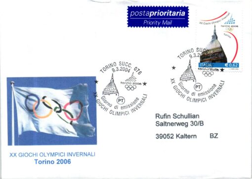 Italy, Torino 2006 Milano Fiera UICOS Grazie Torino, Winterspiele, Olympic Winter Games – Bild 3
