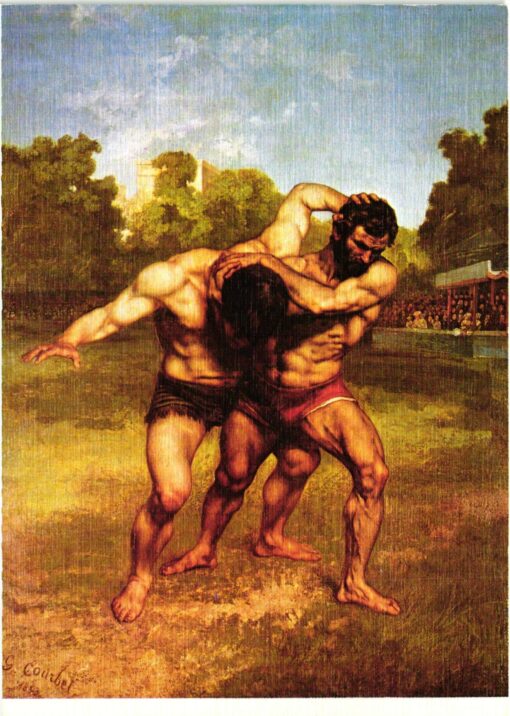 Magyar, Ungarn, 1982 Budapest Courbet Gustave, Ringen, Lutte, Wrestle – Bild 2