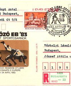 Magyar Budapest EB 1983 Championates Europe, Ringen, Lutte, Wrestle
