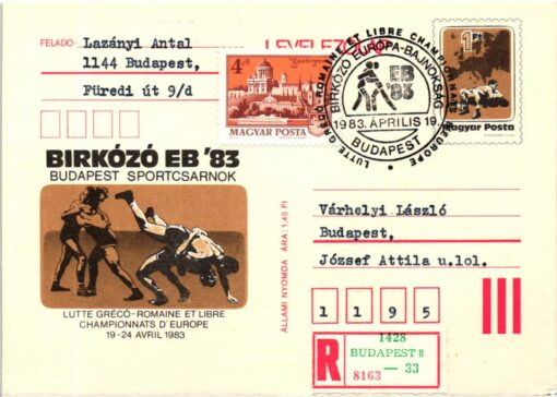 Magyar Budapest EB 1983 Championates Europe, Ringen, Lutte, Wrestle