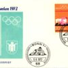Germany, Ringen SST München 1972 FDC Olympia Turnen, Ringen, Lutte, Wrestle
