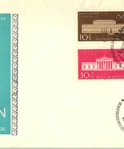 München 1972 Olympische Spiele 1970 FDC, Ringen, Lutte, Wrestle