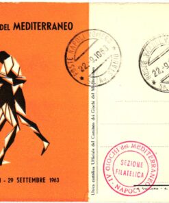 Italia, Giochi del mediterraneo Napoli 1963, Ringen, Lutte, Wrestle