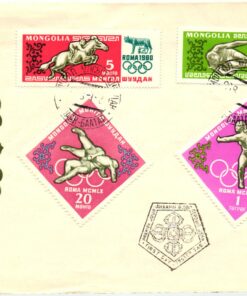 Mongolia Rom 1960 Olympic Games Sport, Ringen, Lutte, Wrestle