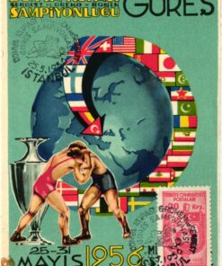 Türkei, Istanbul 1956 Güres, Ringen, Lutte, Wrestle