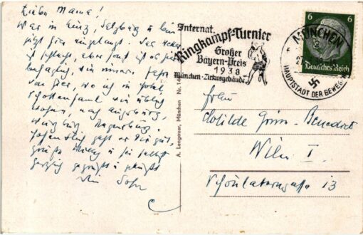 München Ringkampf Turnier Bayern 1938, Ringen, Lutte, Wrestling