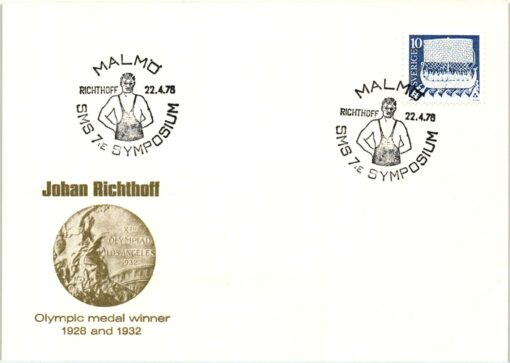 Sverige, SMS Symposium Richthoff Malmö, 1976 Ringen, Lutte, Wrestler