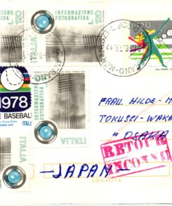 Italy Baseball Mondiale 1978 Bologna Parma Rimini Reko Retour
