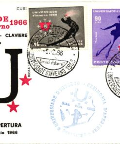 Italia Universiade 1966 Sestriere Ceremonia apertura opening ceremony