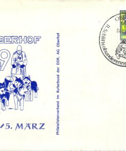 DDR Oberhof Schlittenhunderennen, sled dog race 1989