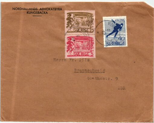 Sverige 1966 Eisschnelllauf, Ice Skating Weltmeisterschaft WM VM