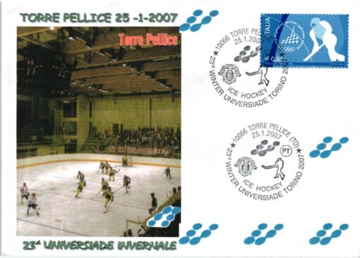 Italia Winter Universiade Torino 2007 Torre Pellice Ice Hockey Eishockey