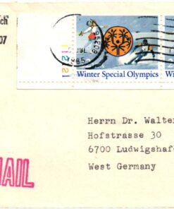 USA Winter Special Olympics, 1985 Air Mail