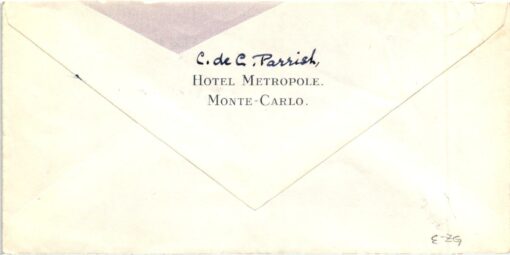 Monaco Centenaire de Monte Carlo 1866-1966 Kutsche Palast Kirche – Bild 2