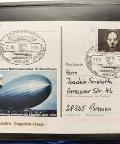Deutschland PSo 40 Film 1995 Sindelfingen '95 Zeppelin SST Friedrichshafen Graf Zeppelin Haus