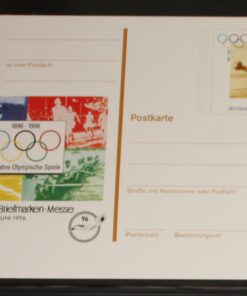 Deutschland PSo 42 Olympische Spiele Carl Schuhmann Gymnastik 1996 Briefmarken Messe Essen 1996 postfrisch 