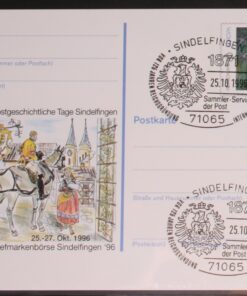 Deutschland PSo 44 Paula Modersohn-Becker 1996 Sindelfingen '96 SST Sindelfingen 1871 125 Jahre Reichgründung