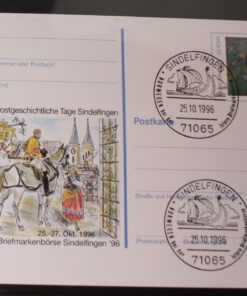 Deutschland PSo 44 Paula Modersohn-Becker 1996 Sindelfingen '96 SST Sindelfingen Norwegen Wickinger Schiff