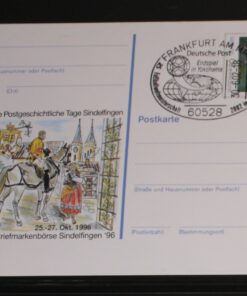 Deutschland PSo 44 Paula Modersohn-Becker 1996 Sindelfingen '96 SST Frankfurt Fußball WM 2002 Endspiel Jokohama 