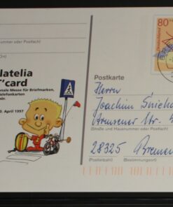 Deutschland PSo 45 Für den Sport 1997 Philatelia mit T'Card TST Bremen