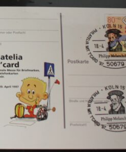 Deutschland PSo 45 Für den Sport 1997 Philatelia mit T'Card SST Köln Philipp Melanchthon