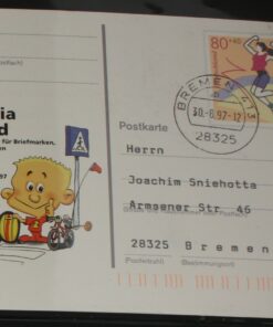 Deutschland PSo 45 Für den Sport 1997 Philatelia mit T'Card TST Bremen  