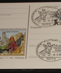 Deutschland PSo 46 Fischer und seine Frau 1997 Naposta 97 SST Stuttgart 50 Jahre Thematische Philatelie
