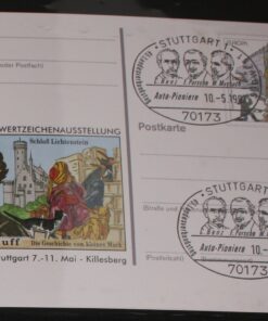 Deutschland PSo 46 Fischer und seine Frau 1997 Naposta 97 SST Stuttgart Auto Pioniere Benz, Porsche, Maybach