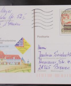 Deutschland PSo 55 Kloster Maulbronn 1998 Augsburger Poshaus 1550 Bedarfsverwendung 