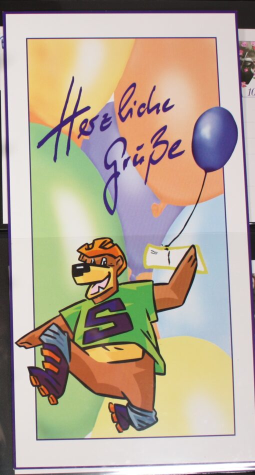 Deutschland PSo 56 Kindermarke 1997 5 Bilder - 6 Karten postfrisch Luftballon Post Kinder Ballonpost – Bild 2