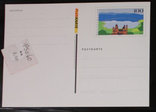 Deutschland PSo 60 Eifel 1996 Pluskarte postfrisch 