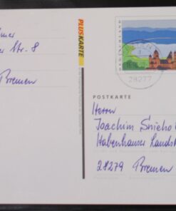 Deutschland PSo 60 Eifel 1996 Pluskarte TST Bremen
