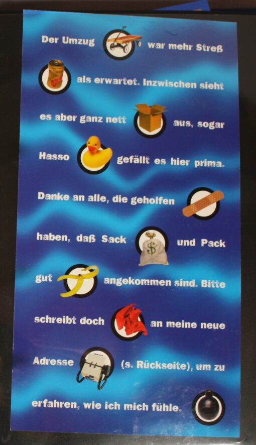 Deutschland PSo 54 Spreewald 1996  postfrisch Bekannt verzogen - Umzug – Bild 2