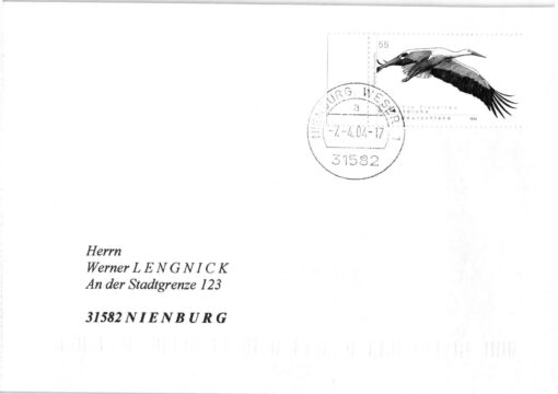 Deutschland 2004 FDC TST Mi. 2393 Weißstörche Bedrohte Tierarten