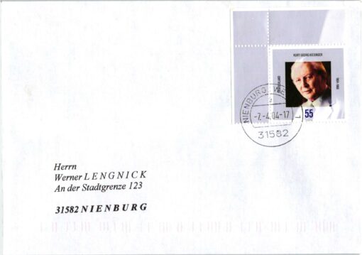 Deutschland 2004 FDC TST Mi. 2396 Kurt Georg Kiesinger