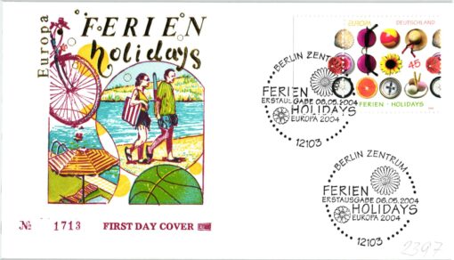 Deutschland 2004 FDC SST Mi. 2397 Ferien Holidays Europa