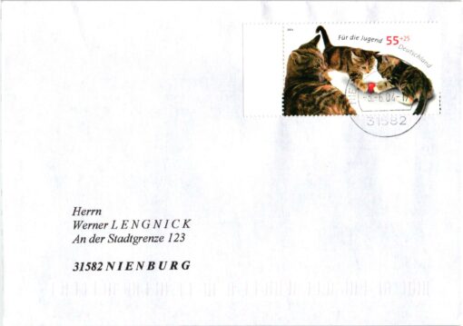 Deutschland 2004 FDC TST Mi. 2403 Jugend Katzen