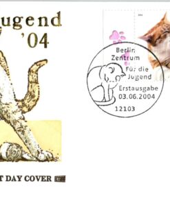 Deutschland 2004 FDC SST Mi. 2405 Jugend Katzen