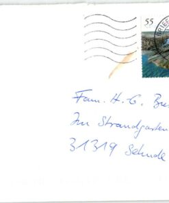 Deutschland 2004 Bedarfsbrief Mi. 2407 Deutschland Nationalparke