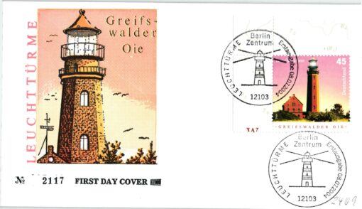 Deutschland 2004 FDC SST Mi. 2409 Leuchttürme Greifswalder Oie